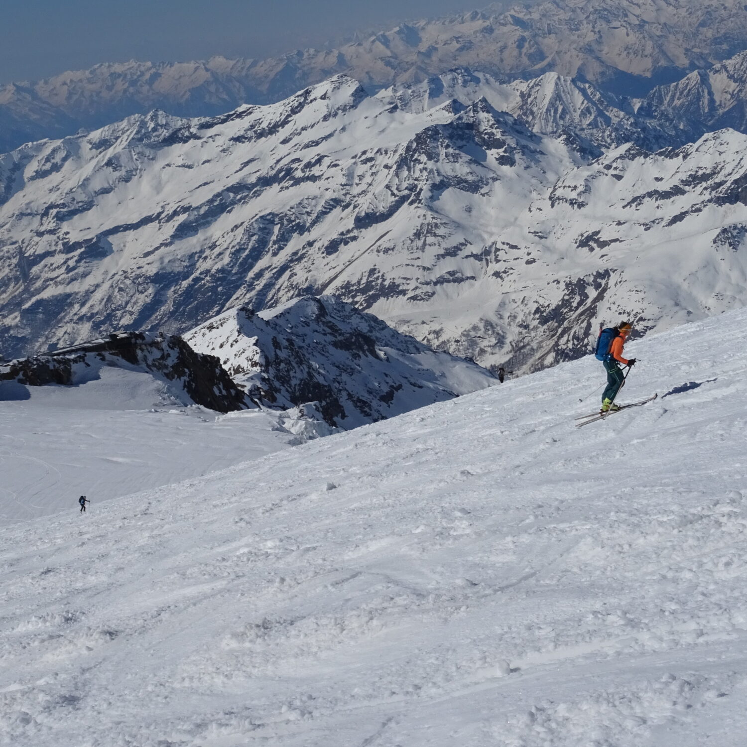 Salita scialpinistica a Capanna Margherita (4559m) – Punta Gnifetti